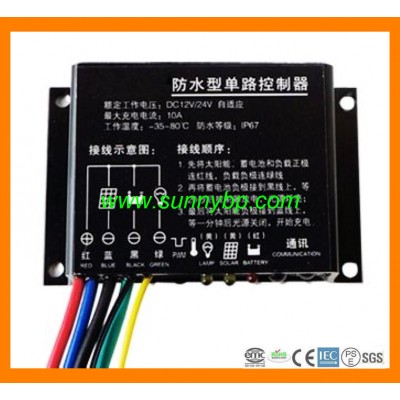 12V 24V 10A Waterproof Solar Controller for LED Street Light (IR1210)